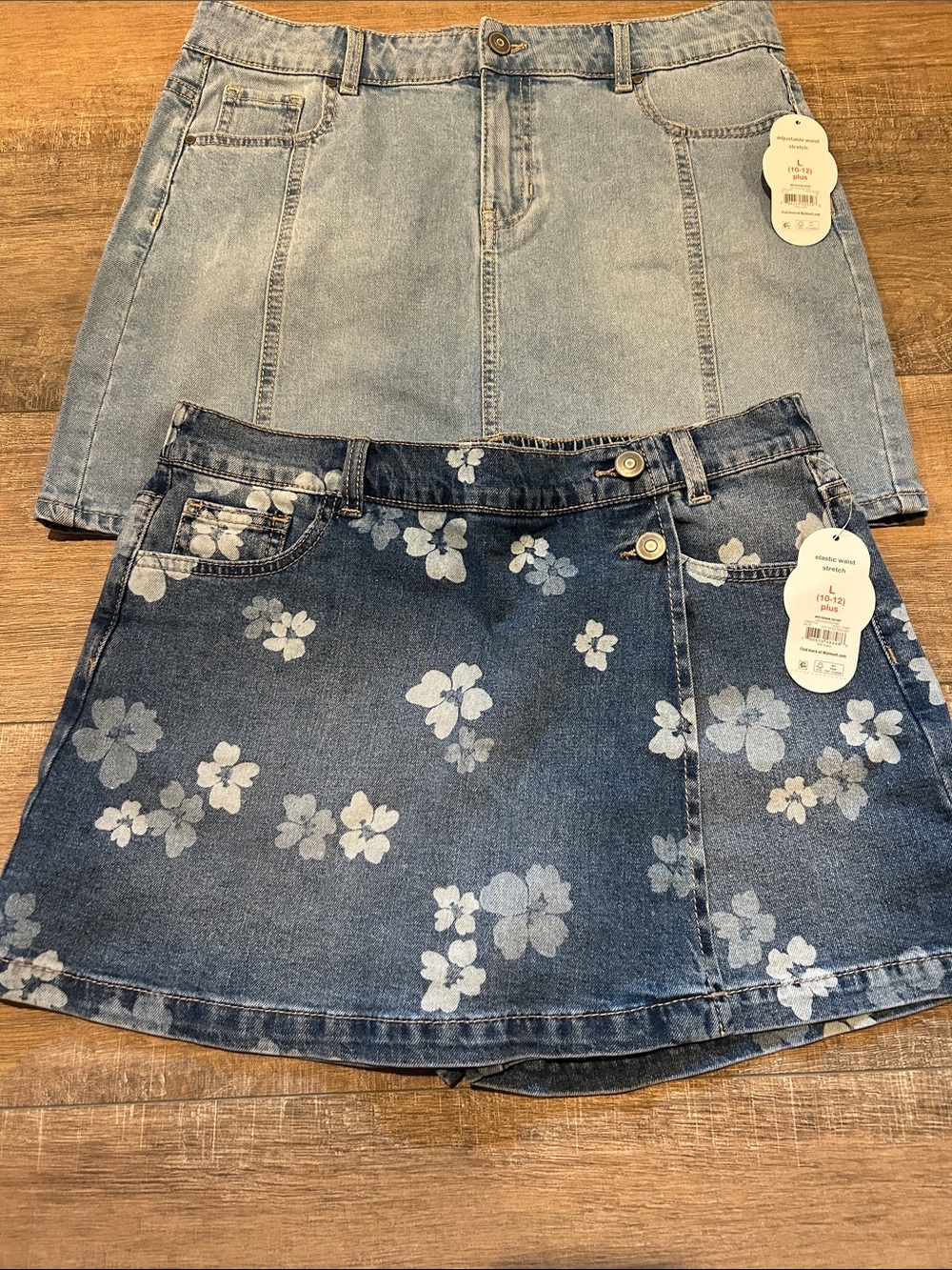 NEW!!! L(10/12) Plus denim skirts - Picture 2 of 11